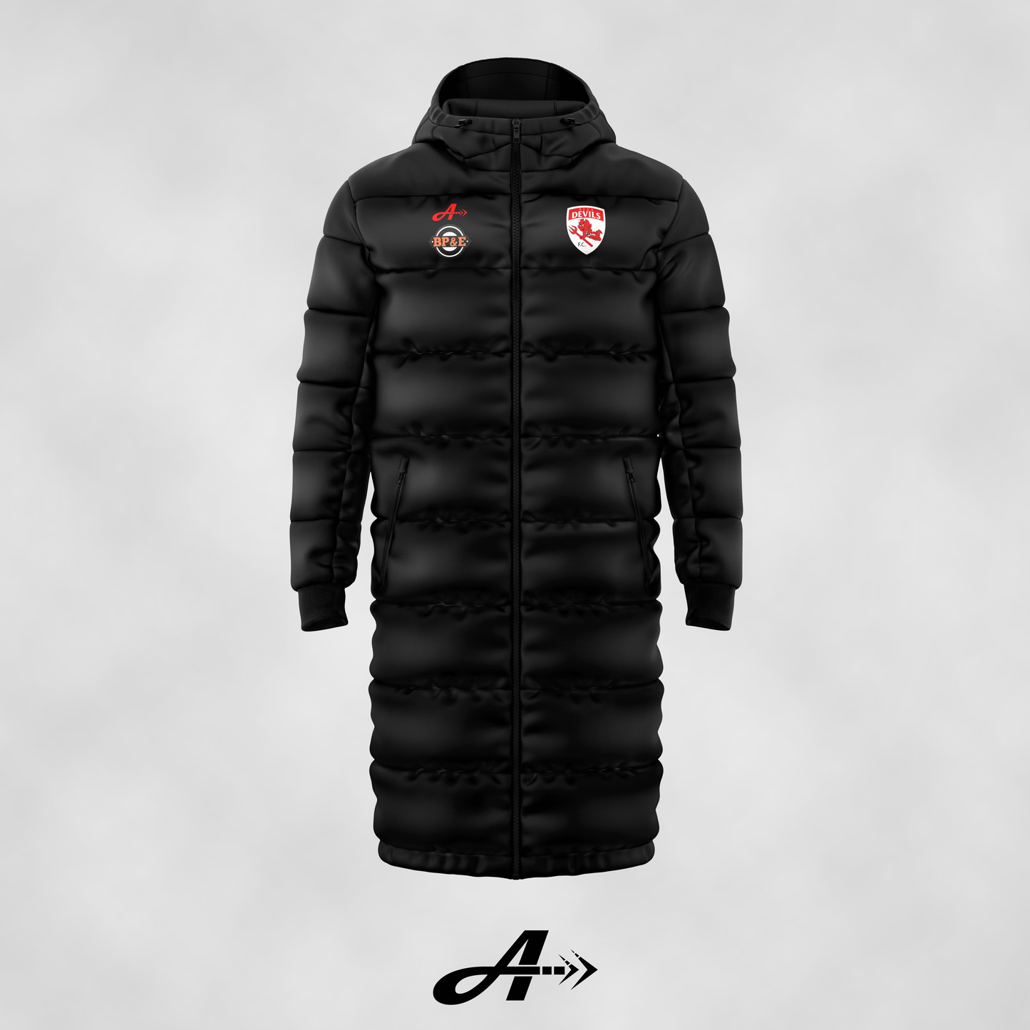 Black Coach Puffer Jacket