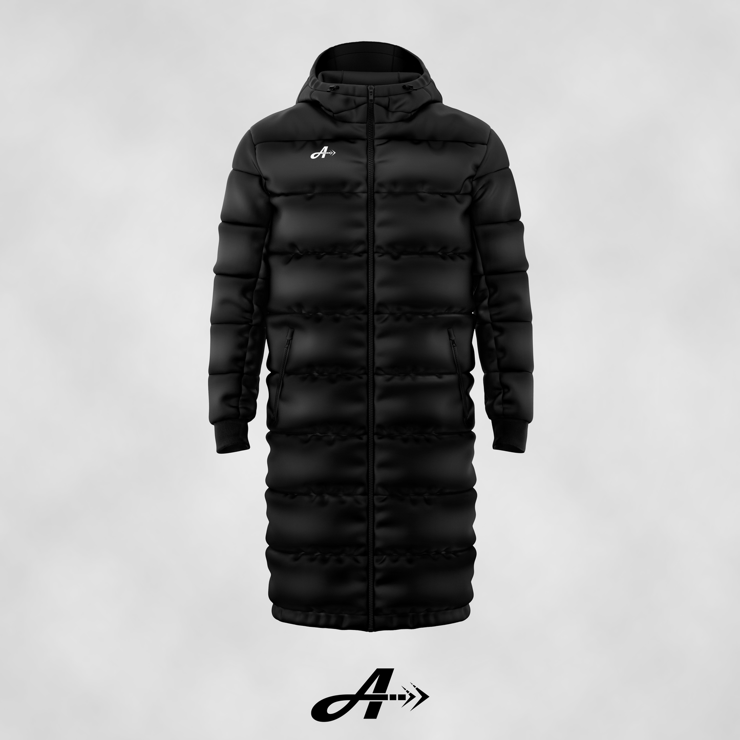 Black Coach Puffer Jacket